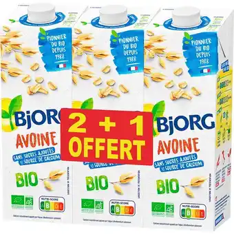 Carrefour Bjorg boisson végétale bio offre