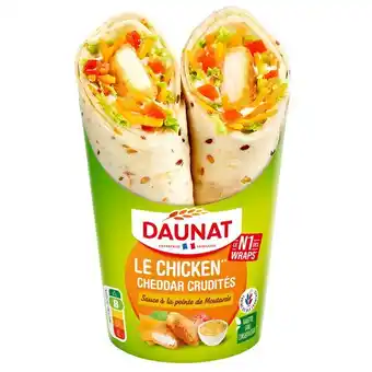 Carrefour Daunat wraps be wrappy offre