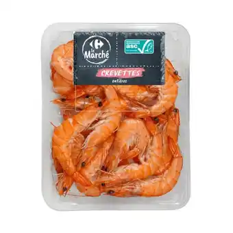 Carrefour Market Crevettes roses cuites asc carrefour le marché offre