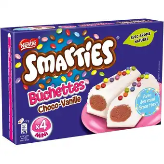 Carrefour Market Smarties bûchettes glacées offre