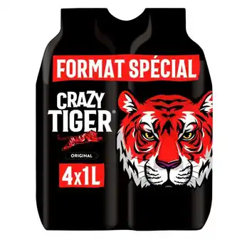 Carrefour Crazy tiger boisson énergisante format spécial offre