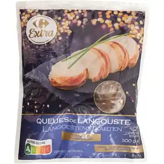 Carrefour Market Carrefour extra queues de langouste crues non décortiquées surgelées offre