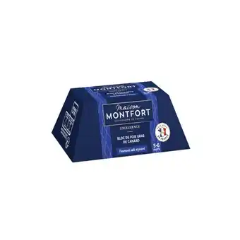 Carrefour Montfort bloc de foie gras de canard excellence offre