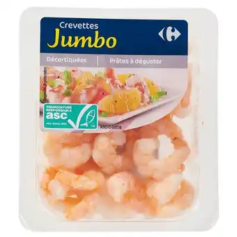 Carrefour Market Carrefour crevettes cuites décortiquées jumbo asc offre