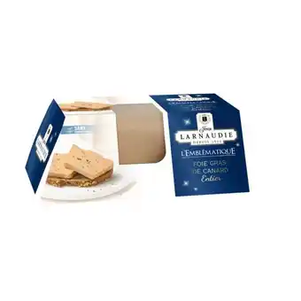 Carrefour Jean larnaudie foie gras de canard entier - l'emblématique offre