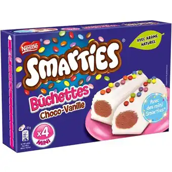 Carrefour Market Smarties bûchettes glacées offre