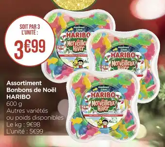 Casino Supermarchés Haribo assortiment bonbons de noël offre
