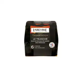 Carrefour Market Labeyrie bloc de foie gras de canard avec morceaux offre