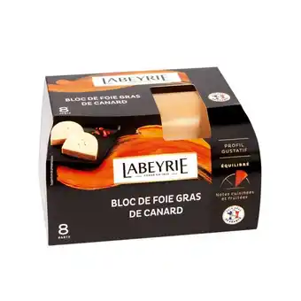 Carrefour Market Labeyrie bloc de foie gras de canard offre