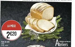 Casino Supermarchés Pain de mie offre