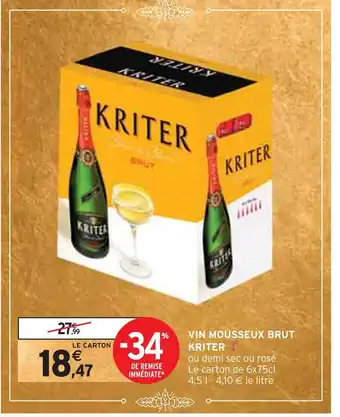 Kriter vin mousseux brut