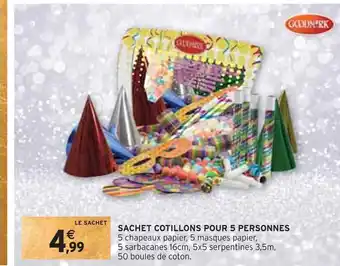 Goodmark sachet cotillons pour 5 personnes