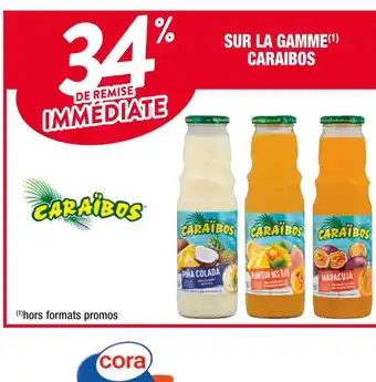 Caraibos 34% de remise immédiate sur la gamme caraibos