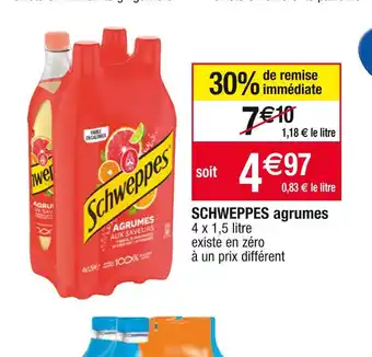 Cora x Carrefour Schweppes schweppes agrumes offre