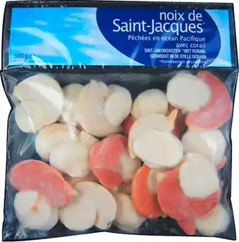 Noix de saint-jacques avec corail