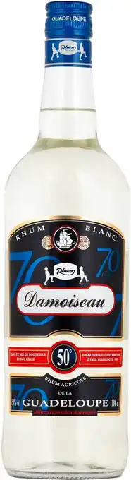 Match Damoiseau rhum blanc agricole de la guadeloupe offre