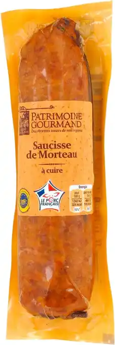 Match Patrimoine gourmand saucisse de morteau igp offre