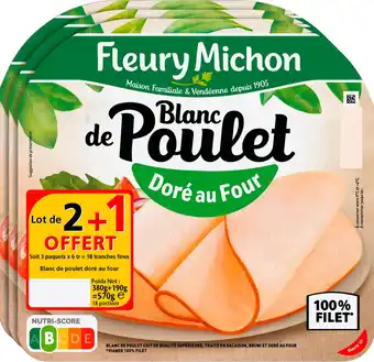 Match Fleury michon blanc de poulet offre