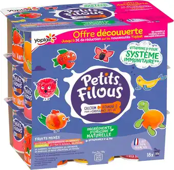Match Yoplait fromage frais aux fruits mixés panachés offre