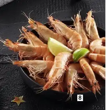 Géant Casino Crevettes cuites de Madagascar LABEL ROUGE offre