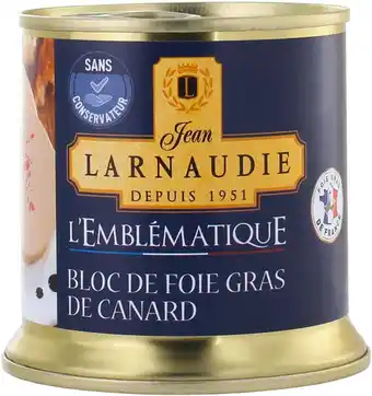 Match Jean larnaudie bloc de fois gras de canard france offre