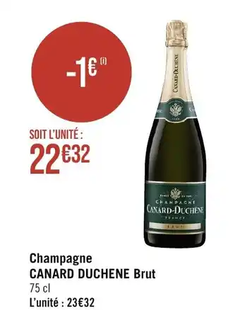Géant Casino Champagne CANARD DUCHENE Brut offre