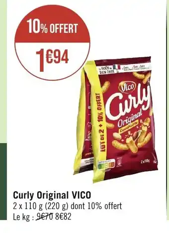 Géant Casino Curly Original VICO offre