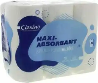 Géant Casino Essuie tout maxi absorbant blanc offre