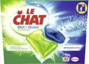 Géant Casino Lessive capsules duo bulles expert* offre