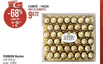 Géant Casino FERRERO ROCHER offre