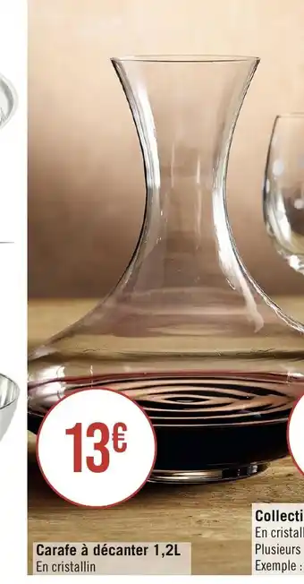 Géant Casino Carafe à décanter 1,2L offre