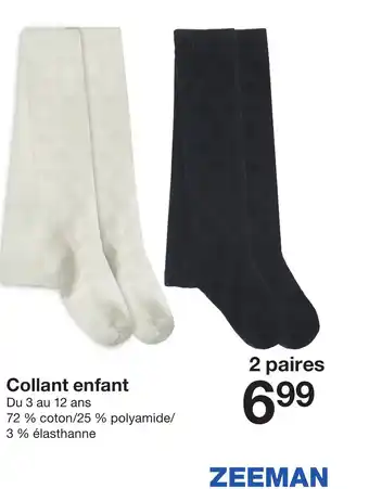 Zeeman Collant enfant offre