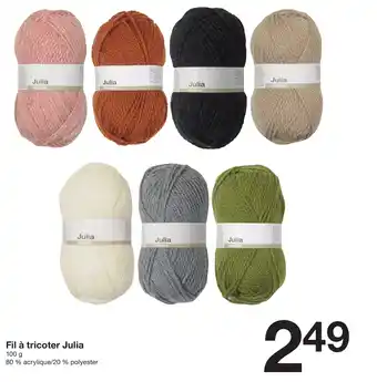 Zeeman Fil à tricoter Julia offre