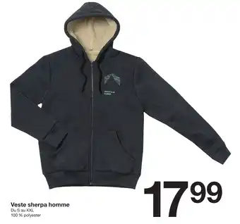 Zeeman Veste sherpa homme offre