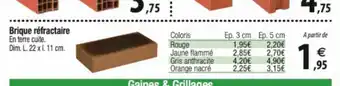 Brique réfractaire
