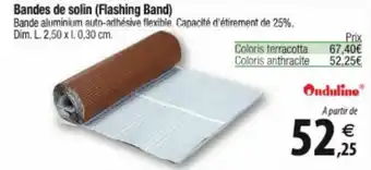Bandes de solin (Flashing Band)