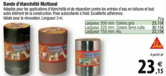Bande d'étanchéité Multiseal