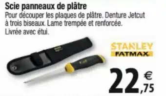 Tridôme Scie panneaux de plâtre offre