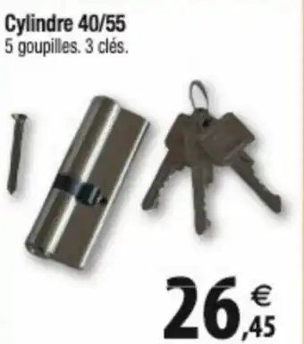 Tridôme Cylindre 40/55 offre