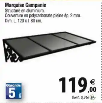 Tridôme Marquise Campanie offre