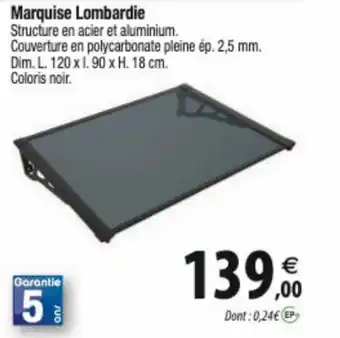 Tridôme Marquise Lombardie offre