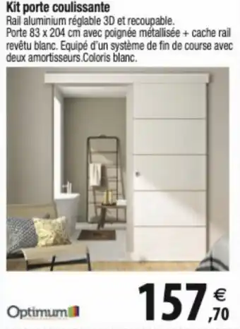 Tridôme Kit porte coulissante offre