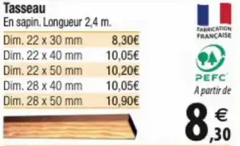 Tridôme Tasseau offre