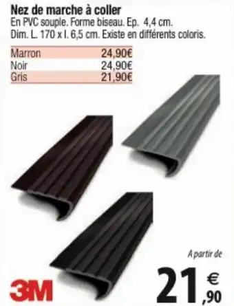 Nez de marche à coller