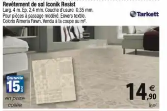 Tridôme Revêtement de sol Iconik Resist offre