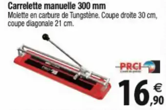 Carrelette manuelle 300 mm