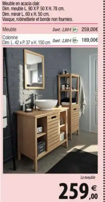 Tridôme Meuble Bali offre