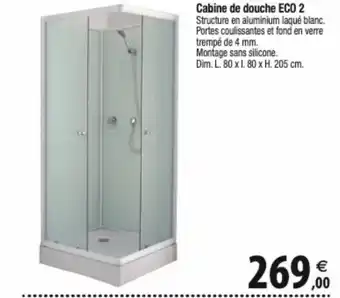 Tridôme Cabine de douche ECO 2 offre