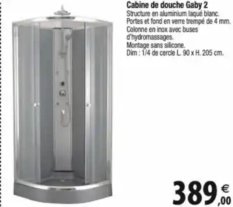 Cabine de douche Gaby 2