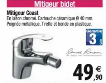 Tridôme Mitigeur Coast offre